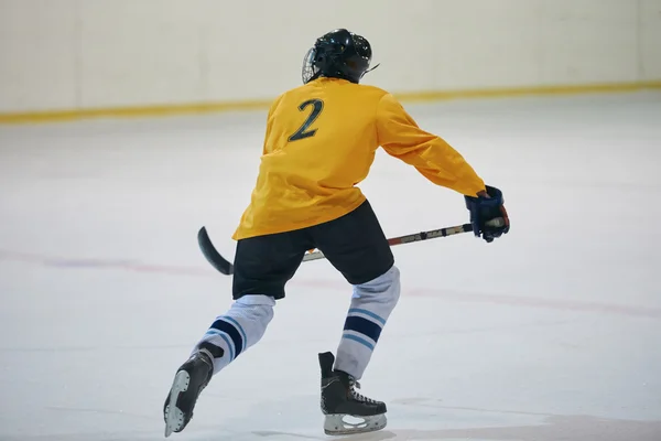 Joueur de hockey sur glace en action — Photo