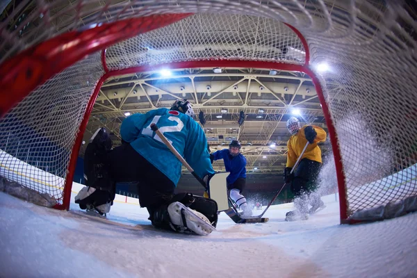 Ice hockey keeper — Stockfoto