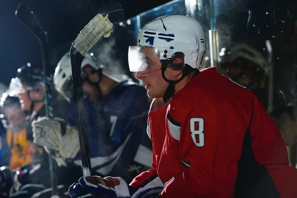Hokej na lodzie graczy portret — Zdjęcie stockowe