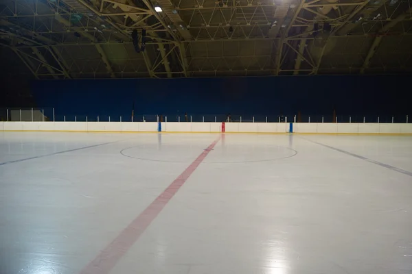 Empty ice rink, hockey arena — Stock Photo, Image