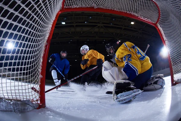 Portiere hockey su ghiaccio — Foto Stock