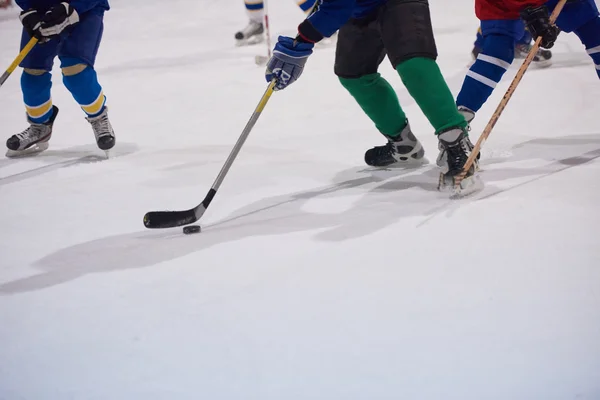 Sportovní lední hokejisté — Stock fotografie