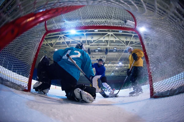 Ice hockey keeper — Stockfoto