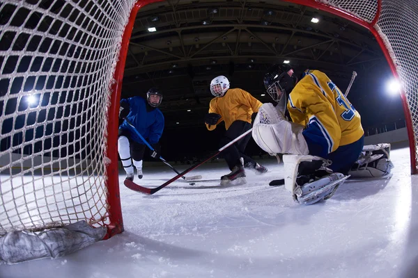 Gardien de but de hockey sur glace — Photo