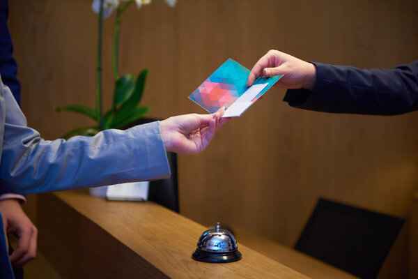 Couple on a business trip