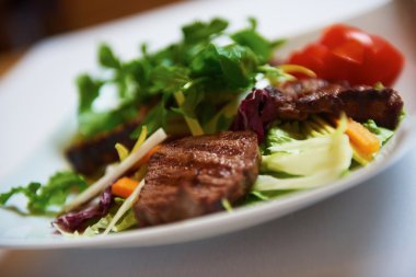 lezzetli biftek yakın çekim