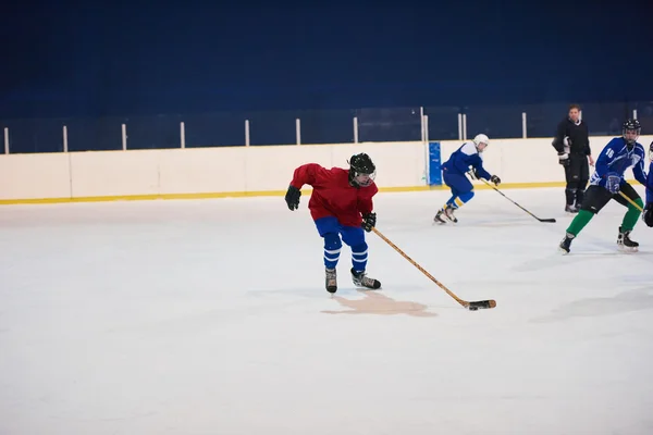 Sportovní lední hokejisté — Stock fotografie