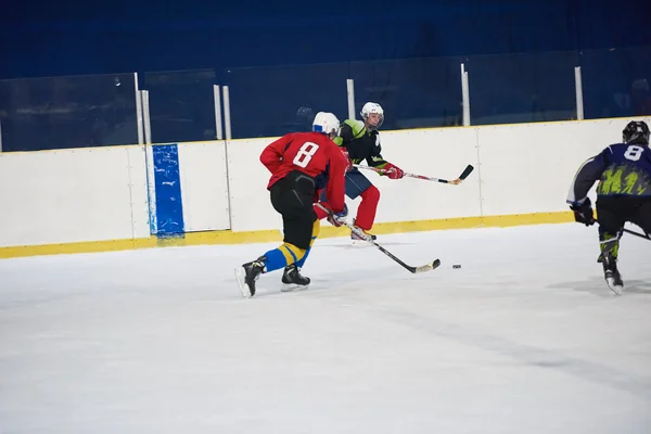 Sportovní lední hokejisté — Stock fotografie