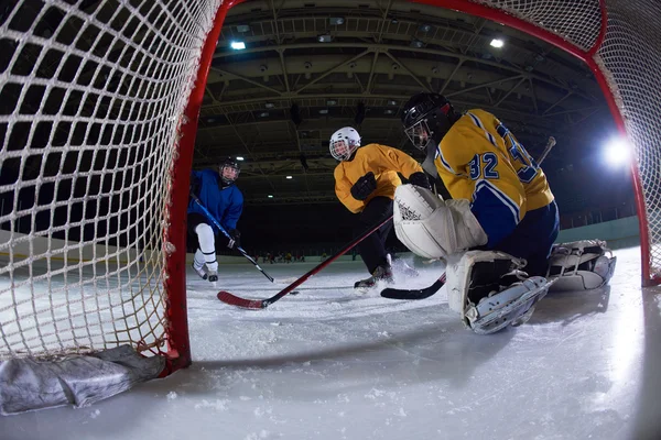 Gardien de but de hockey sur glace — Photo