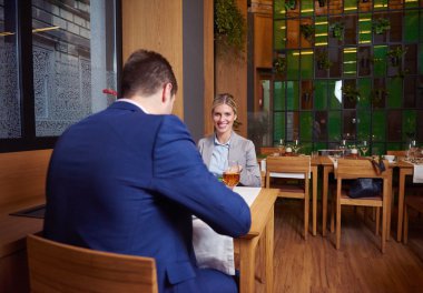 akşam yemeği iş Çift