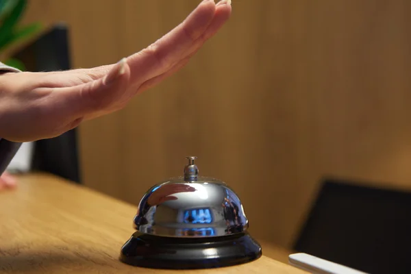 Hotel reception bell — Stockfoto