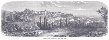 Hırvatistan 'ın Agram Zagreb kentinin tarihi oymacılığı, kıvrımlı sokaklar, teraslı tepeler, kilise ve nehir önplanının yer aldığı. Eski çağlardan kalan miras, Avrupa cazibesi ve zamansız kasaba manzarasını çağrıştırıyor..