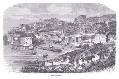 Dubrovniks 'in tarihi duvarları, liman botları ve kıyı boyunca teraslı evleri barındıran antik bir oyma, Adriyatik cazibesini ve efsanevi bir deniz kenarı hissini aktarıyor.