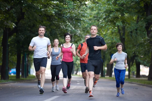 People group jogging — Stock Photo, Image