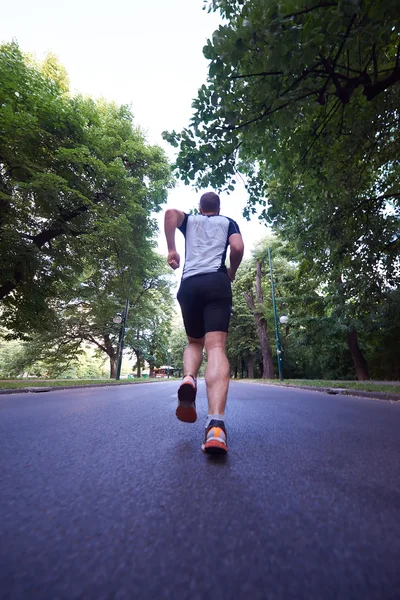 Atlet sehat manusia jogging — Stok Foto