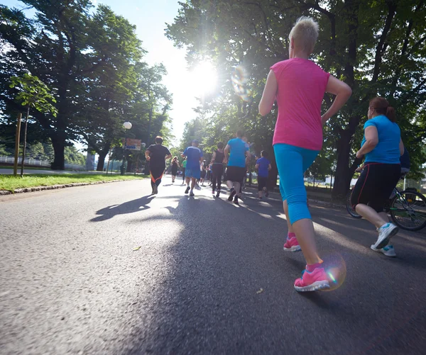 Menschen beim Joggen — Stockfoto