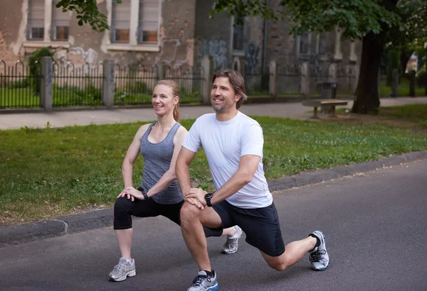 Menschen beim Joggen — Stockfoto