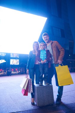 family Enjoying Shopping