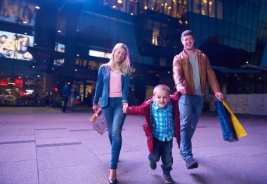 family Enjoying Shopping