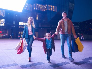 family Enjoying Shopping