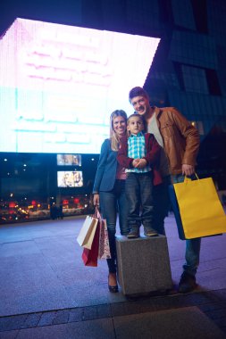 family Enjoying Shopping