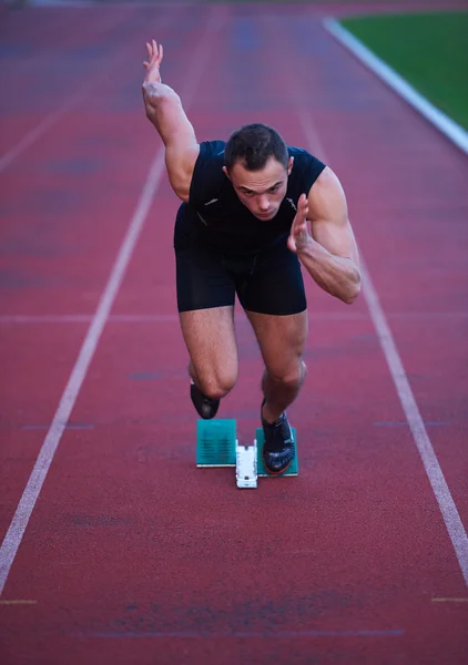 Finish  line running — Stock Photo, Image