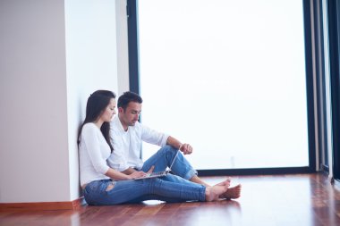 relaxet genç çift ilk sabah kahve içme