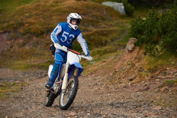 Amateur motocross drivers — Stock Photo, Image