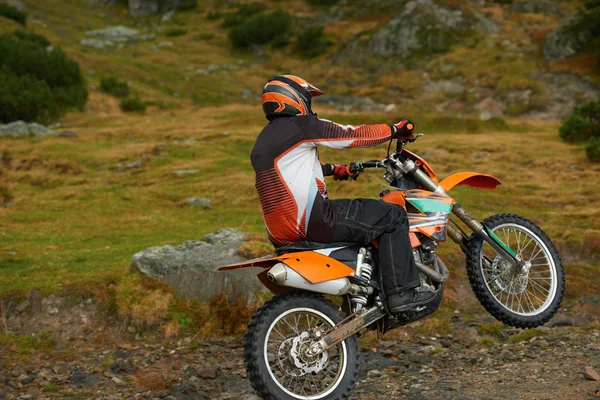 Hobby-Motocrossfahrer — Stockfoto