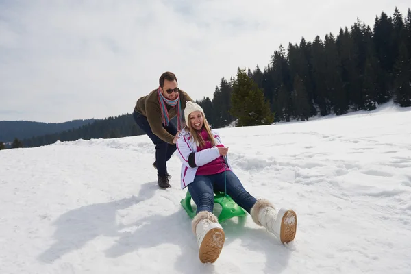 Paar hat Spaß an frischer Show — Stockfoto