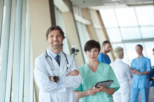 Group of medical staff at hospital — Stock Photo, Image