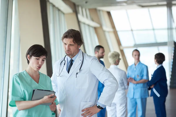 Group of medical staff at hospital — Stock Photo, Image