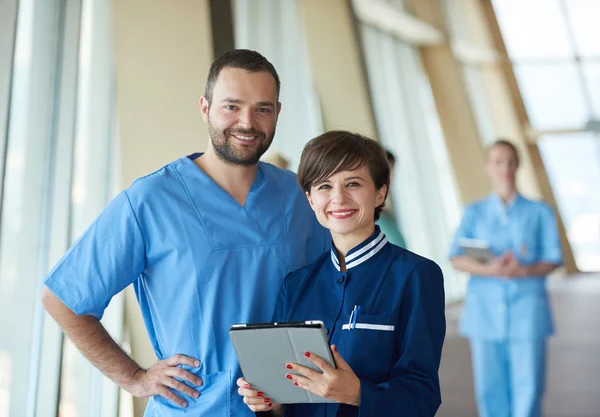 Gruppo di personale medico ospedaliero — Foto Stock