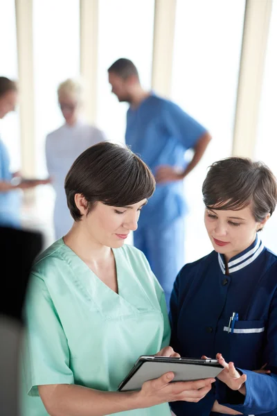 Gruppo di personale medico ospedaliero — Foto Stock