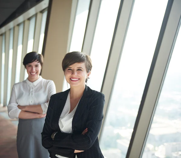 비즈니스 사람들이 그룹, 여성 팀 리더로 — 스톡 사진