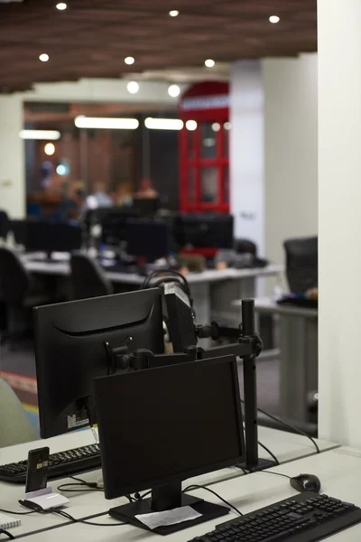 Computer at modern office — Stock Photo, Image