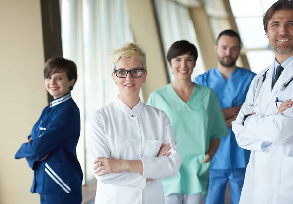 Group of medical staff at hospital — Stock Photo, Image