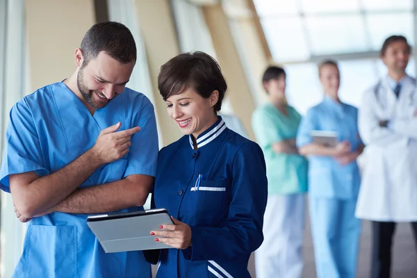 Gruppo di personale medico ospedaliero — Foto Stock