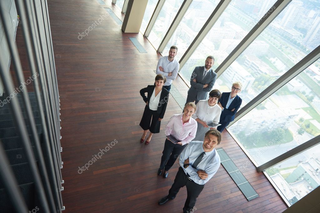 diverse business people group