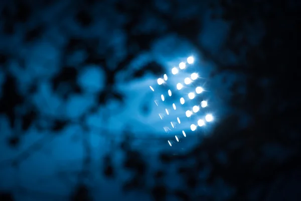 Weergave Van Voetbalstadion Verlichting Reflectoren — Stockfoto