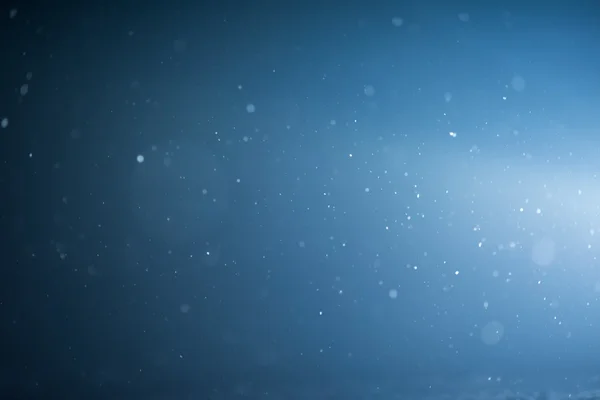 Invierno Noche Escena Caída Nieve Fondo Copos Nieve Borroso Sobre —  Fotos de Stock