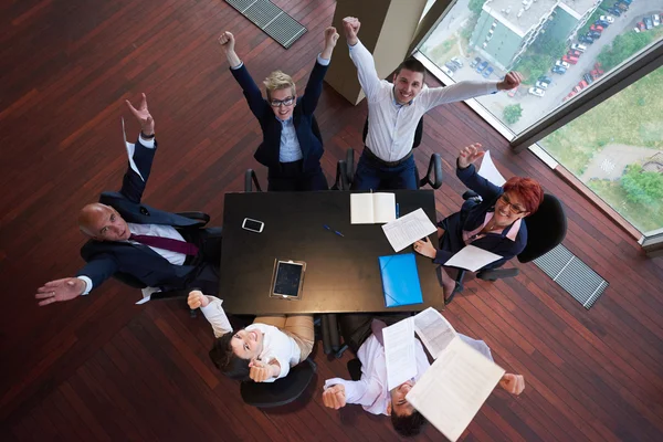 Ovansida i människor företagsgrupp — Stockfoto