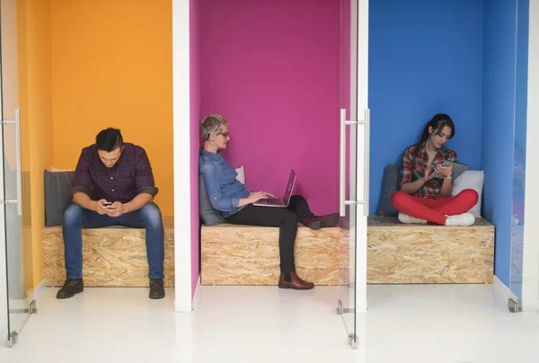 Group of business people in creative working  space — Stock Photo, Image