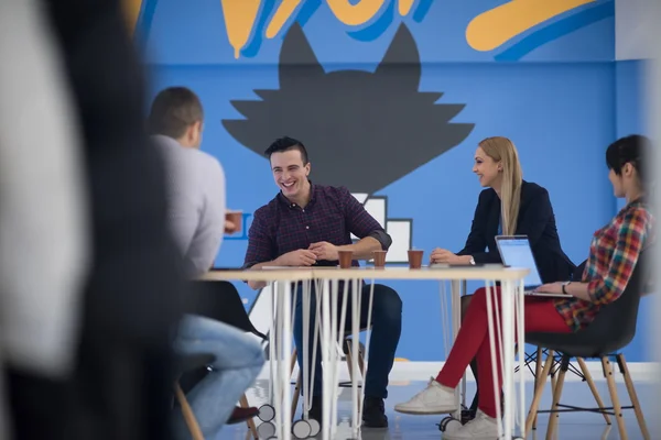 Startup business team on meeting — Stock Photo, Image