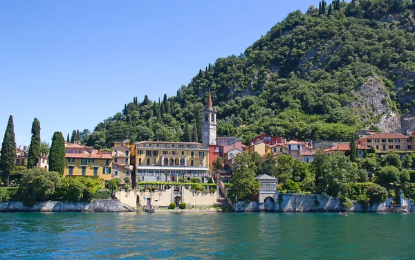 Vista Panorâmica Cidade Varena Lago Como Itália — Fotografia de Stock