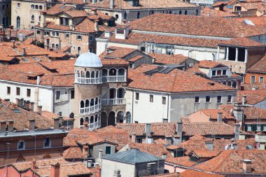 Antik şehrin sokakları Venedik, İtalya