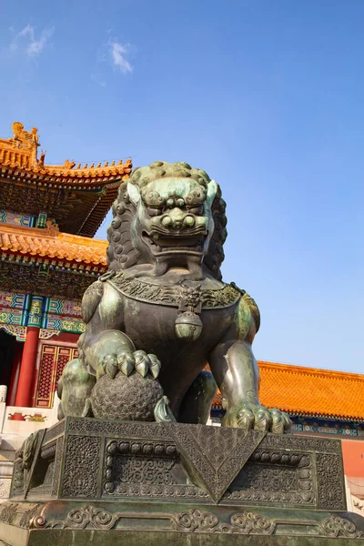 Beijing China Outubro 2017 Cidade Proibida Museu Palácio Palácio Imperial — Fotografia de Stock