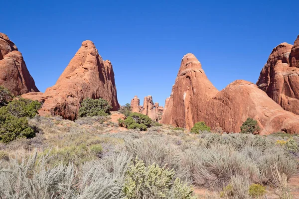 Landskap Arches National Park Utah Usa — Stockfoto