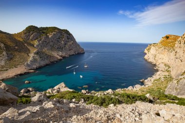 İspanya 'nın Mallorca adasında ünlü 
