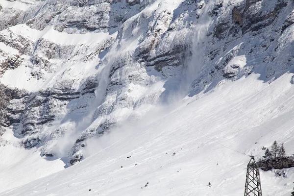 Winter Swiss Alps Mount Santis Switzerland — Stock Photo, Image